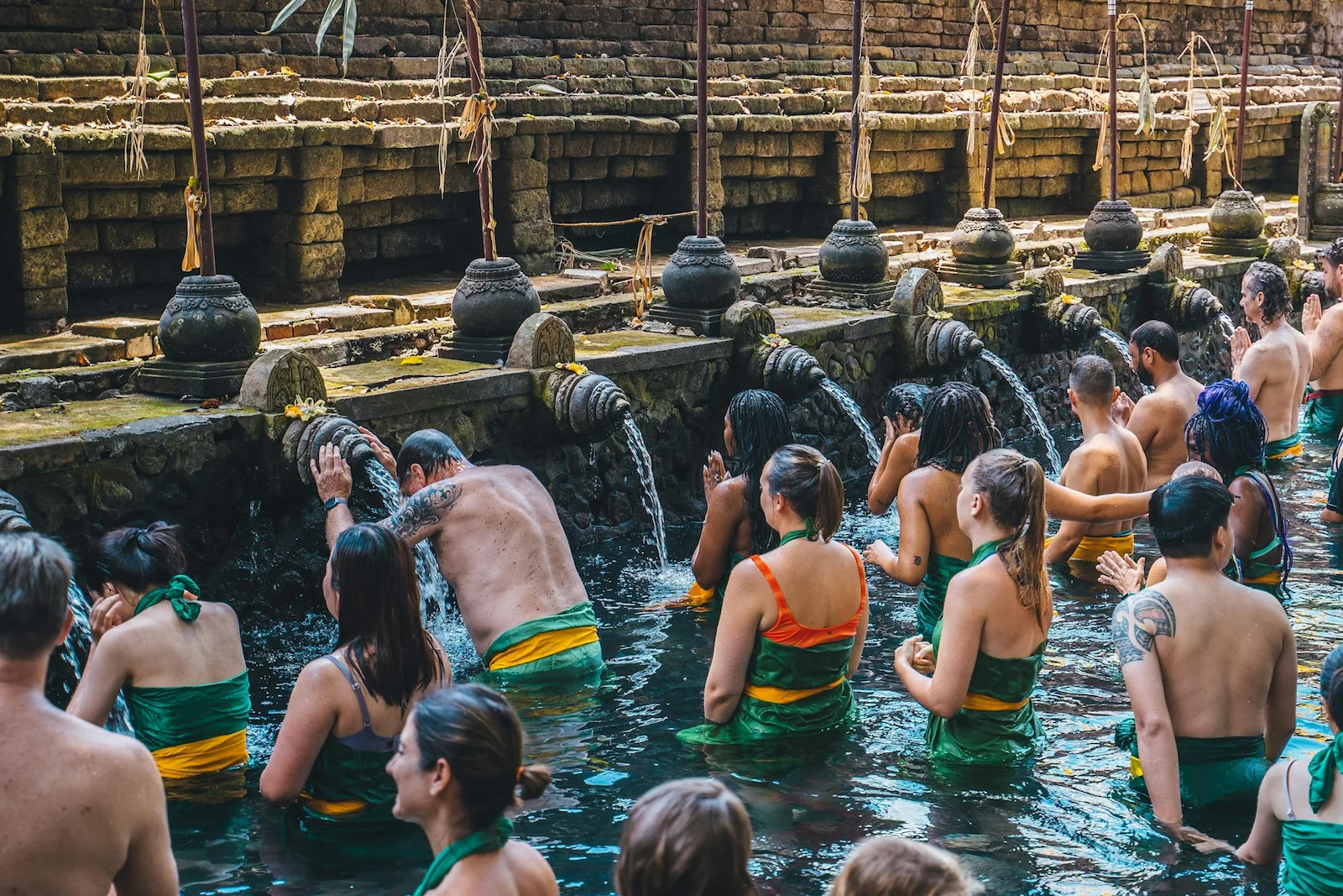 Tirta Empul: vasche di purificazione