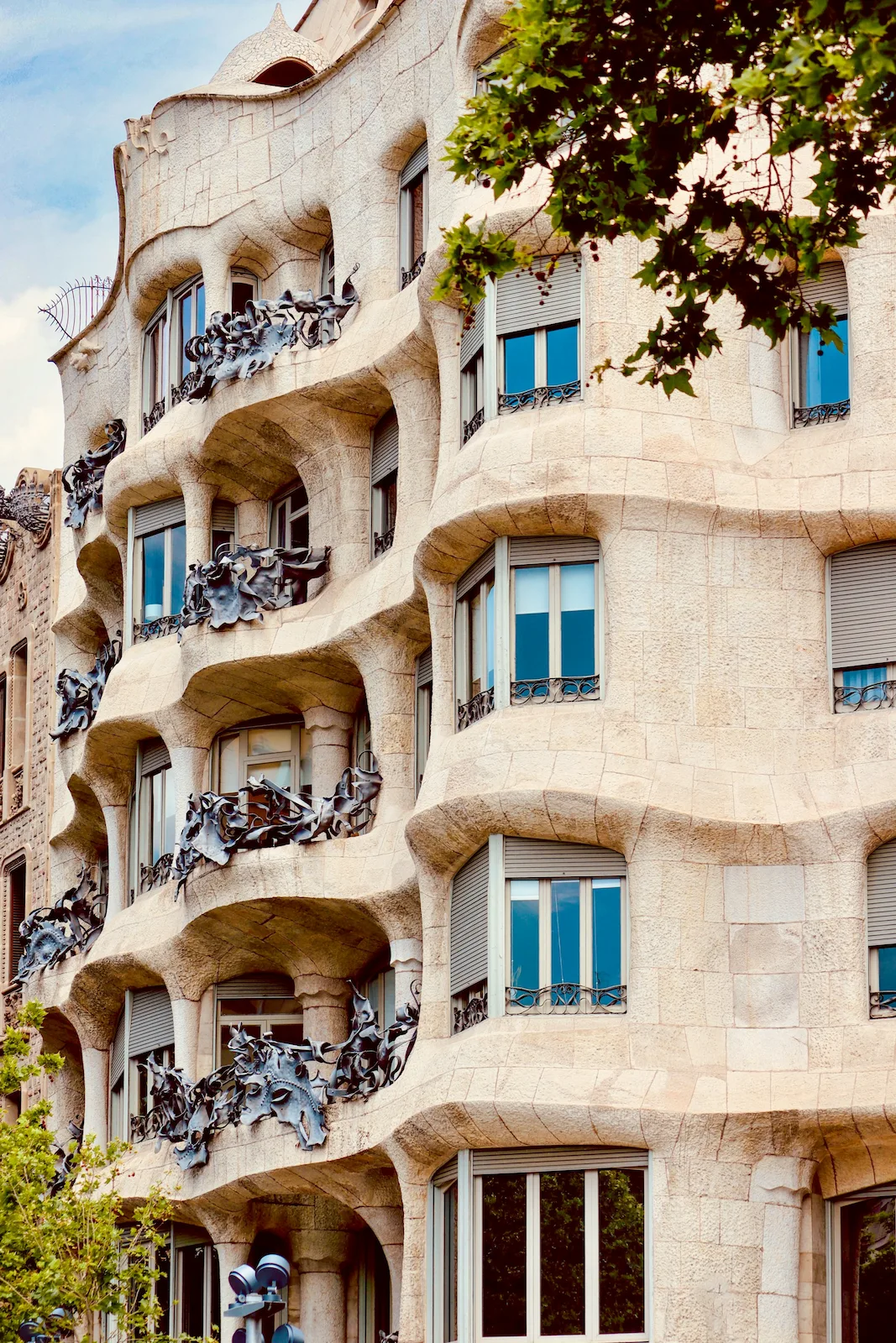 Casa Milà (La Pedrera) e i camini sul tetto