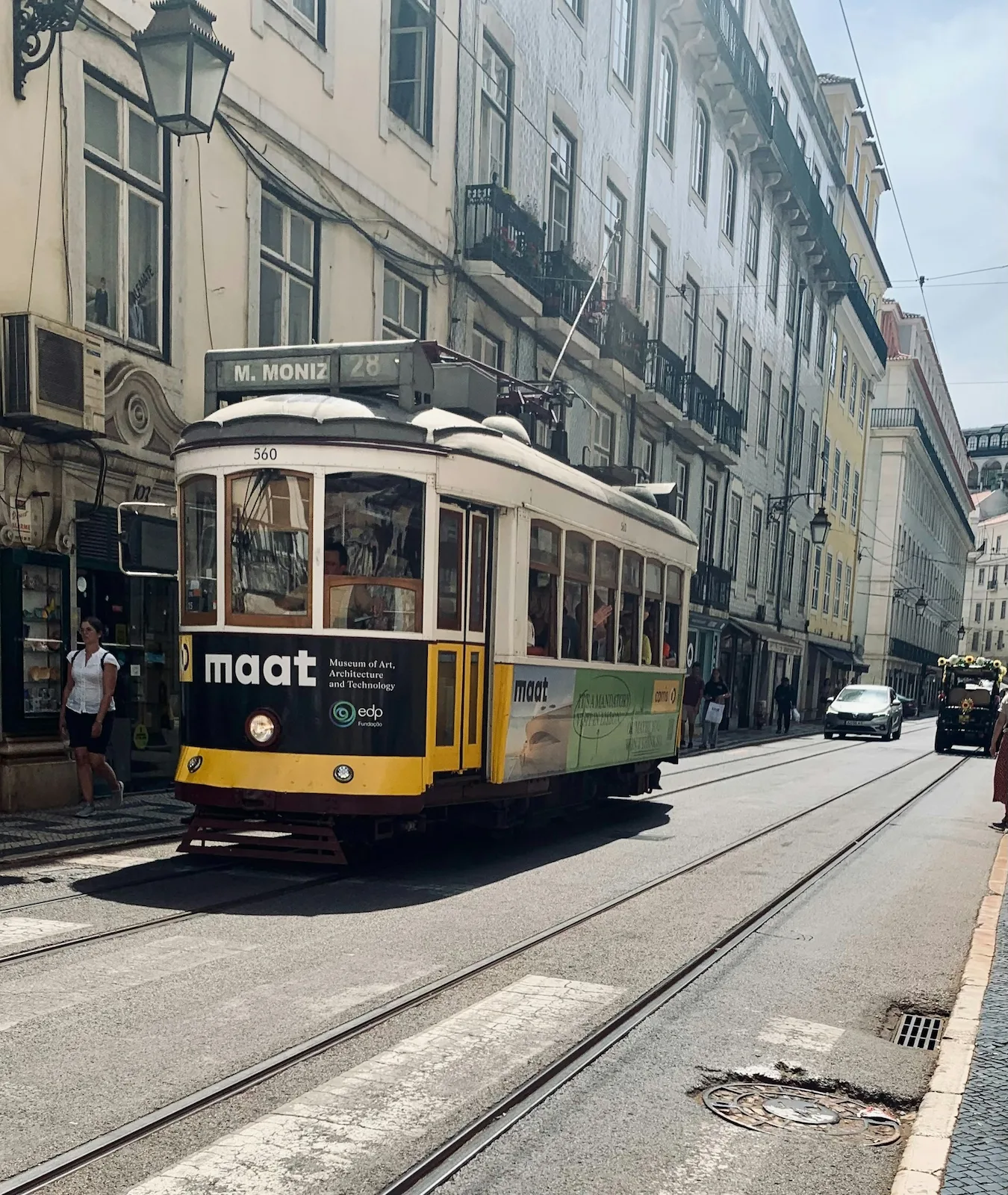 Tram 28 a Martim Moniz